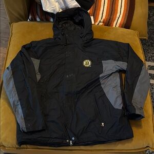 Boston Bruins Black and Gray Jacket